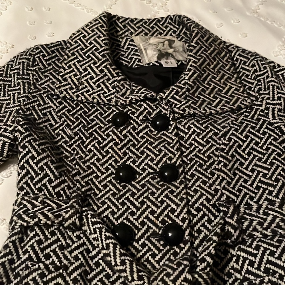 Mac & Jac double breasted herringbone jacket - Picture 3 of 9